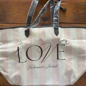 VICTORIA'S SECRET TOTE BAG & TEASE CREME CLOUD ROLLERBALL